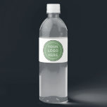Sleek, contemporary, polished,& customisable. water bottle label<br><div class="desc">This design is useable by all. The text,  colours,  logo,  and images may all be added,  changed,  or resized as needed.Many thanks.</div>