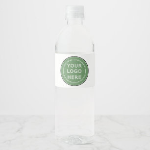Sleek, contemporary, polished,& customisable. water bottle label