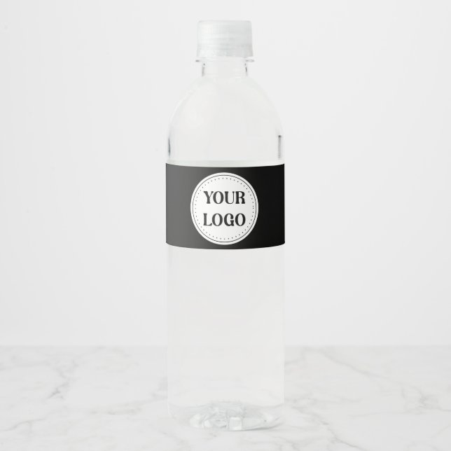  Sleek, contemporary, polished,& customisable. Water Bottle Label (Front)