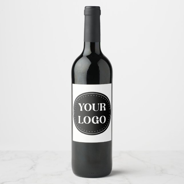 Sleek, contemporary, polished,& customisable wine label (Front)