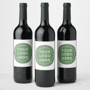 Sleek, contemporary, polished,& customisable. wine label