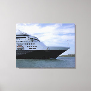 Sleek Cruise Ship Bow Canvas Print