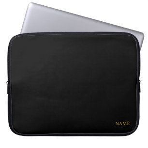 Sleek Custom Design Name Laptop Sleeve