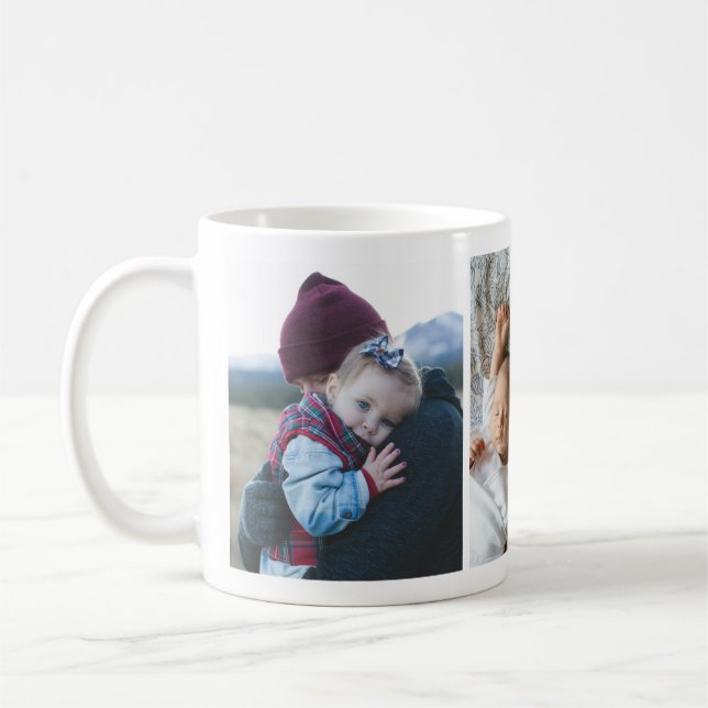 Sleek Custom Personalised Photo Mug (Left)