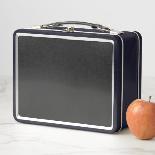 Sleek Dark Grey Lunchbox for Work or School Meals