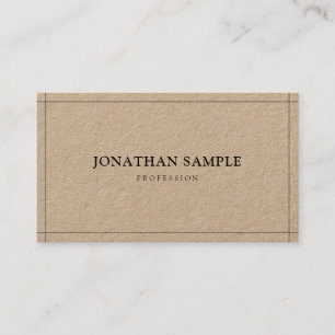 Sleek Elegant Professional Modern Plain Luxury Business Card