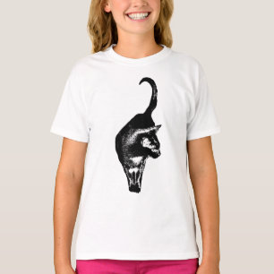 Sleek Feline Motion T-Shirt