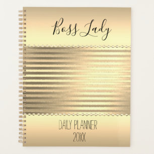 Sleek Gold Boss Lady  Planner