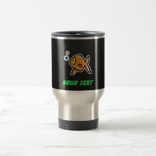 Sleek Goldfish Travel Mug