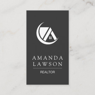Sleek Grey   Realtor Executive Appointment Card