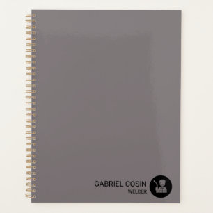Sleek Industrial Rig Welder Logbook Planner