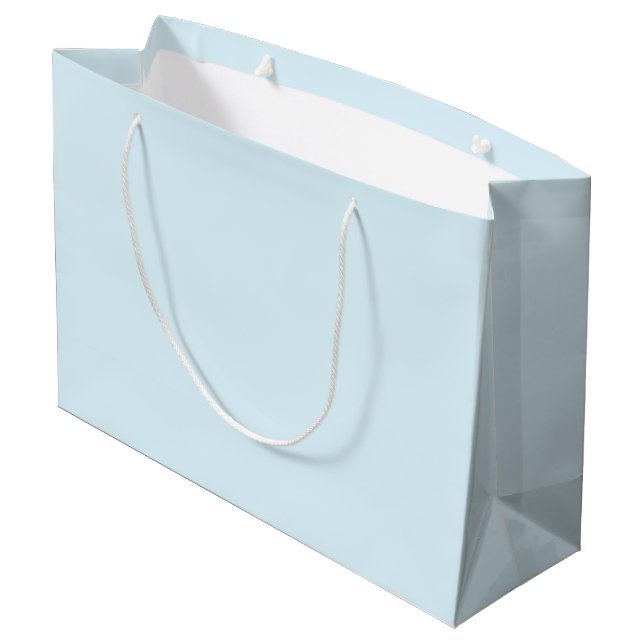 Sleek Large Watercolor Gift Bag with Luxe Finish (Back Angled)