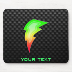 Sleek Lightning Bolt Mouse Mat