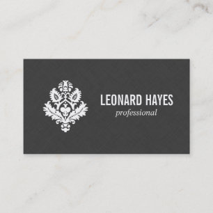 Sleek Linen Element II Business Card