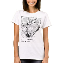 Sleek map Barcelona - Black-White