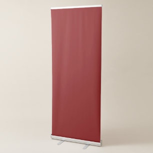 Sleek Maroon Standing Retractable Wall Banner