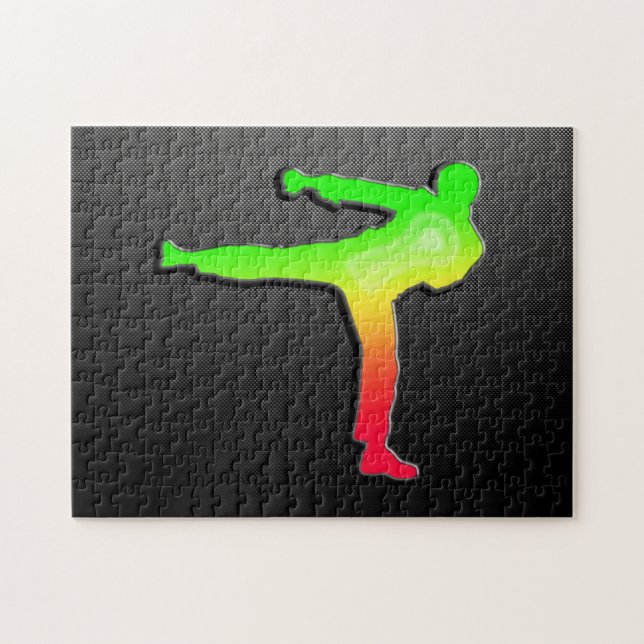 Sleek Martial Arts Jigsaw Puzzle (Horizontal)