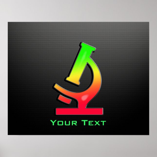 Sleek Microscope Poster (Front)