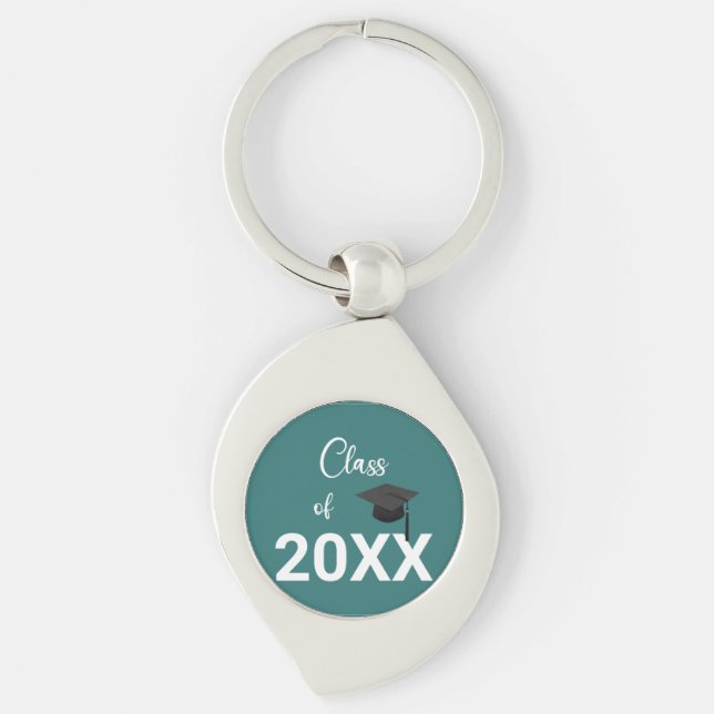 sleek, minimal Top of the Class Key Ring (Front)