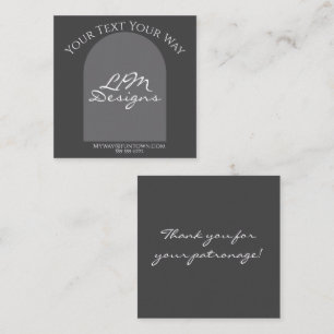 Sleek Minimalist Enclosure Card