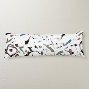 Sleek Modern Abstract Body Pillow