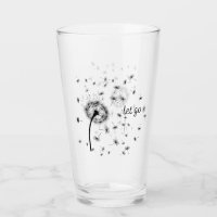 Sleek Modern Let Go Dandelion Minimalist