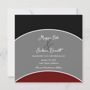 Sleek Modern Save The Date