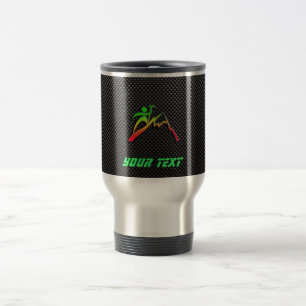 Sleek Mountain Climbing Travel Mug