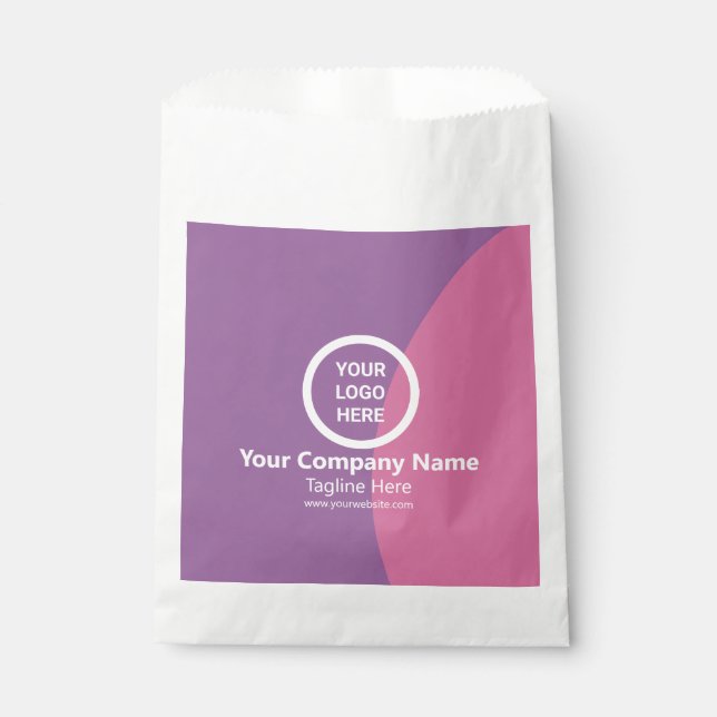Sleek Personalised Branded Corporate Promotional  Favour Bags (Front)