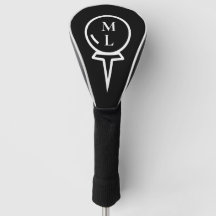 Sleek Personalised Monogram Golf Head Cover