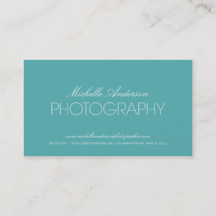 SLEEK PHOTOGRAPHER   PHOTOGRAPHY BUSINESS CARD