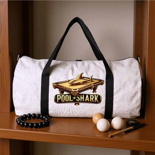 Sleek Pool Shark: A Masterful Play Duffle Bag (Creator Uploaded)