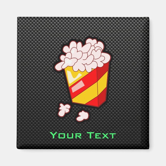 Sleek Popcorn Magnet (Front)