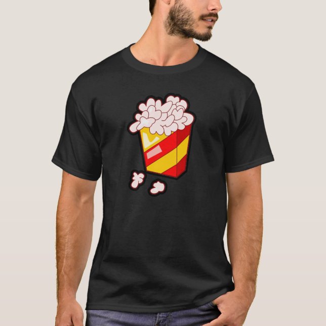 Sleek Popcorn T-Shirt (Front)