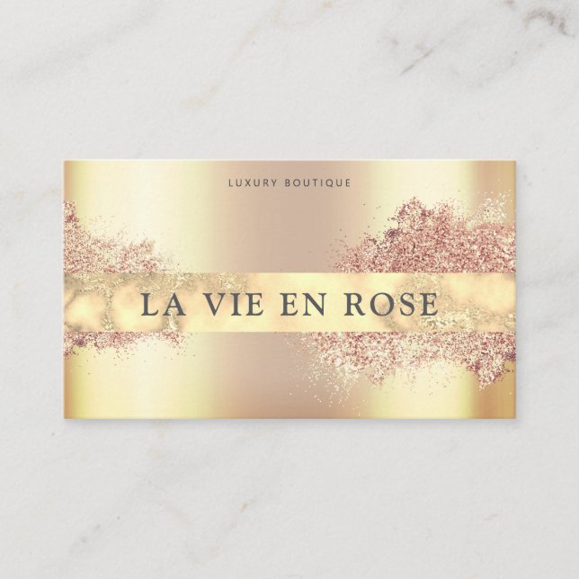 Sleek Professional bronze mobile spray tan Business Card (Front)