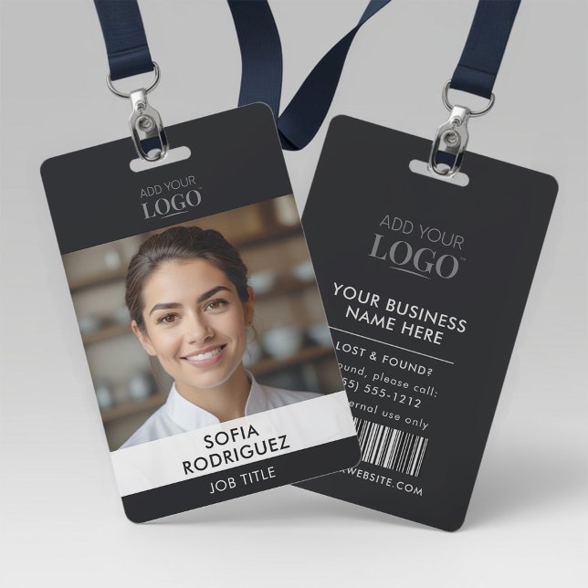 Sleek Professional Photo Corporate Office Identity ID Badge (Creator Uploaded)