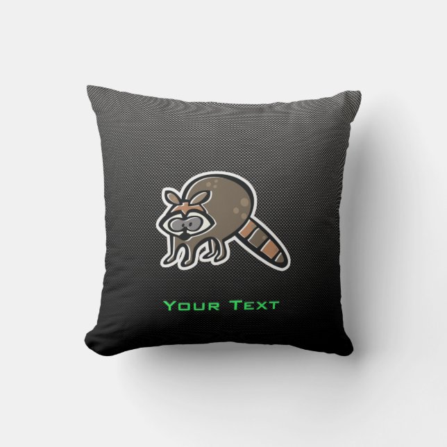 Sleek Racoon Cushion (Front)