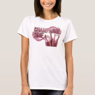 Sleek Red CHAMPAGNE TIME Tee