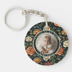 Sleek Retirement Gifts For Women Rose Key Ring