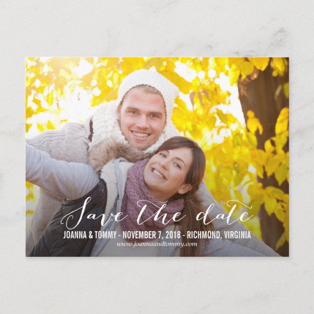 SLEEK Save The Date Postcard (Front)