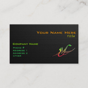 Sleek Saxophone Business Card