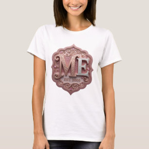 Sleek Silver ABSTRACT ART Abstract Design T-Shirt