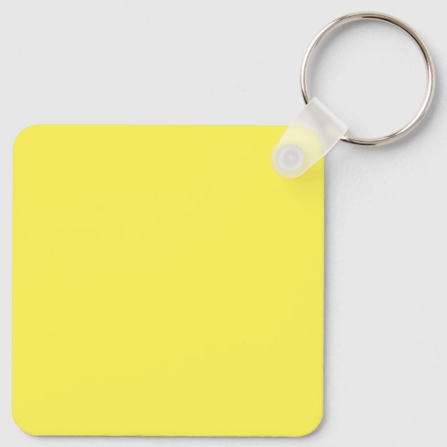 Sleek Stainless Steel Keyring (Back)