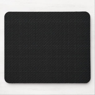 Sleek Stealth Black Carbon Micro Tech Texture Mouse Mat