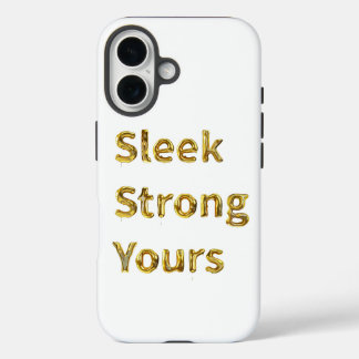 Sleek. Strong. Yours iPhone 16 Case