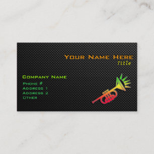 Sleek Trumpet Business Card