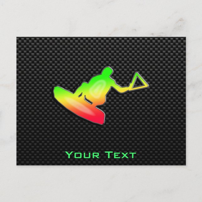 Sleek Wakeboarder Postcard (Front)