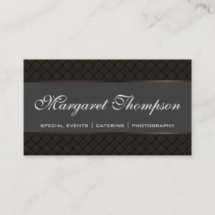 Sleek Weave Pattern Business Card