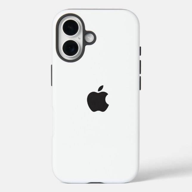 Sleek White Design for iPhone Lovers Case-Mate iPhone Case (Back)
