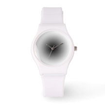 Sleek White Minimalist Wristwatch - Modern Unisex 